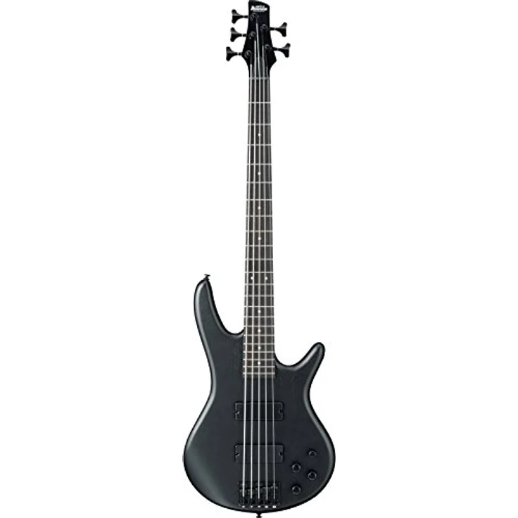 Ibanez GSR205B-WK, 5-saitiger E-Bass mit Nyatoh Korpus, Ahorn Hals und Phat II EQ, Weathered Black – Bild 1