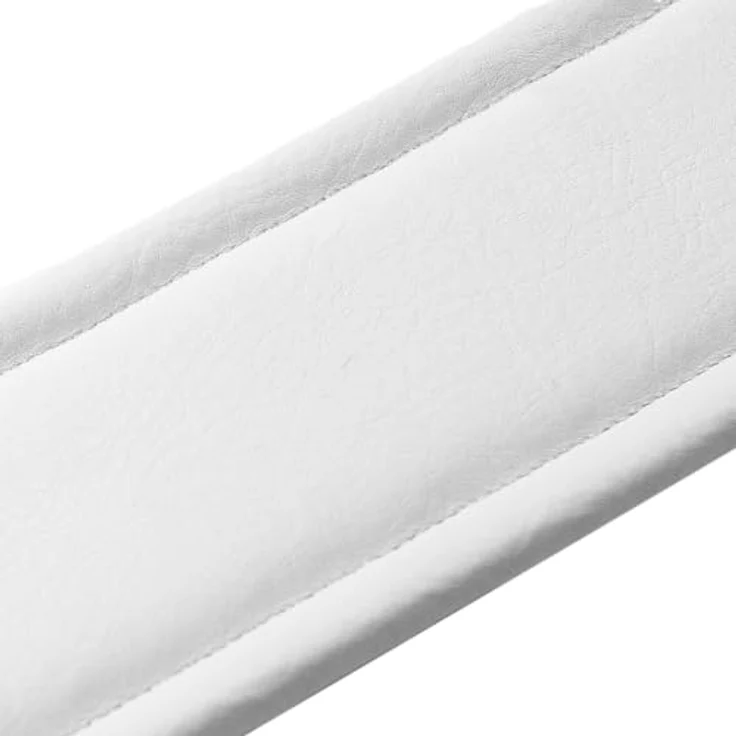 Levys Amped Leather Gitarrengurt, 3" gepolstert aus Vollnarbenleder, Schwarz/Weiß, verstellbar von 94 cm bis 130 cm – Bild 11