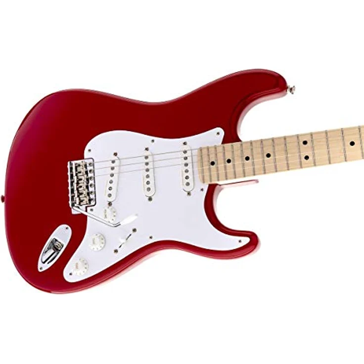 Fender Eric Clapton Stratocaster, E-Gitarre mit Ahorn-Griffbrett, Olympic White-P, Vollgröße, Torino Red – Bild 5