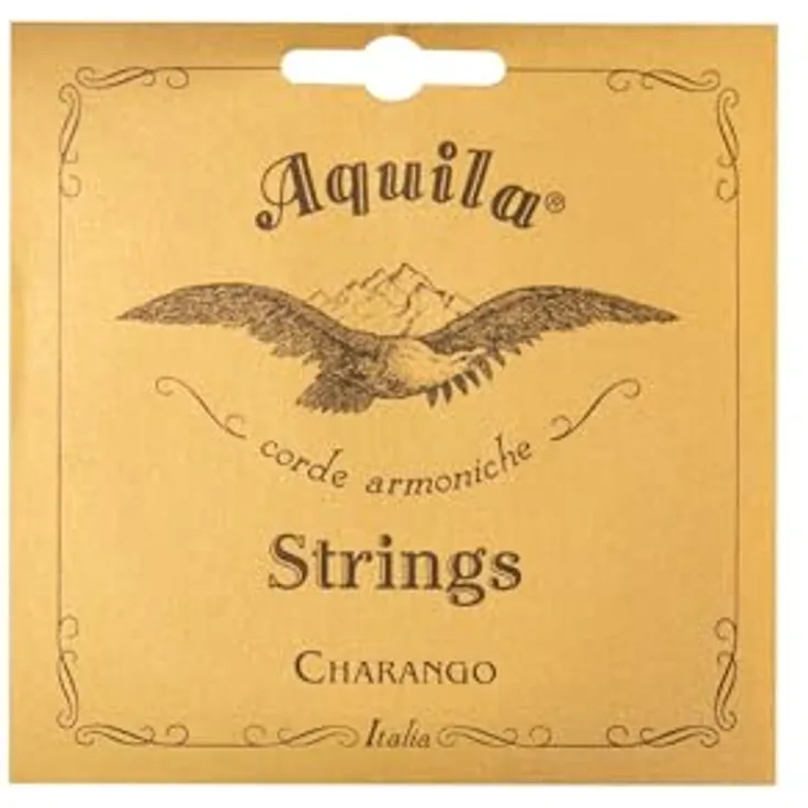 Aquila 2CH Nylgut Serie, Gitarrensaiten für Charango, 10-Saiter Satz, Light Tension, exzellenter Klang, hohe Stimmstabilität, hergestellt in Italien