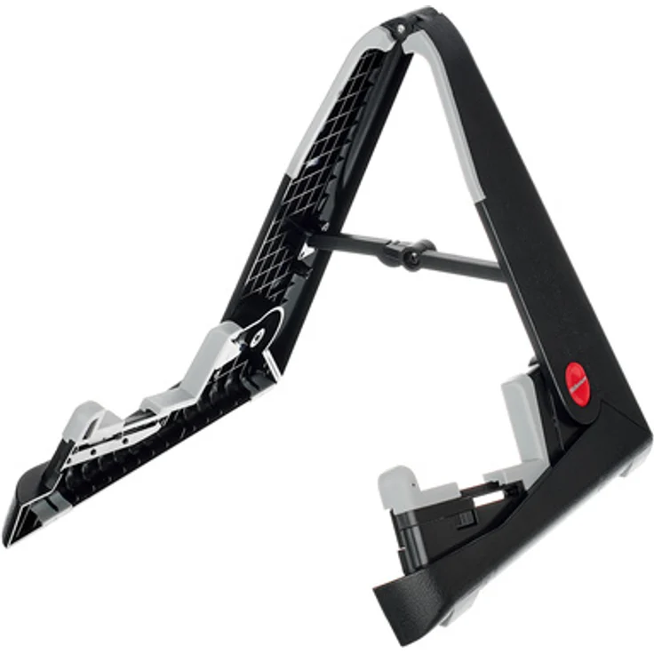 Millenium GS-2012, verstellbarer Gitarrenständer für E-Gitarre und Bass, stabil und platzsparend, flexibel verstellbare Breite bis 24 cm, gummierte Auflage