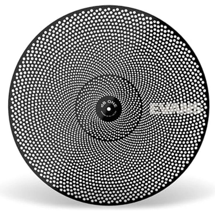 Evans dB One Cymbal Pack, Schlagzeugbecken-Set mit 14" Hi-Hat, 16" Crash, 18" Crash, 20" Ride, schwarz, reduzierte Lautstärke um 80% – Bild 5