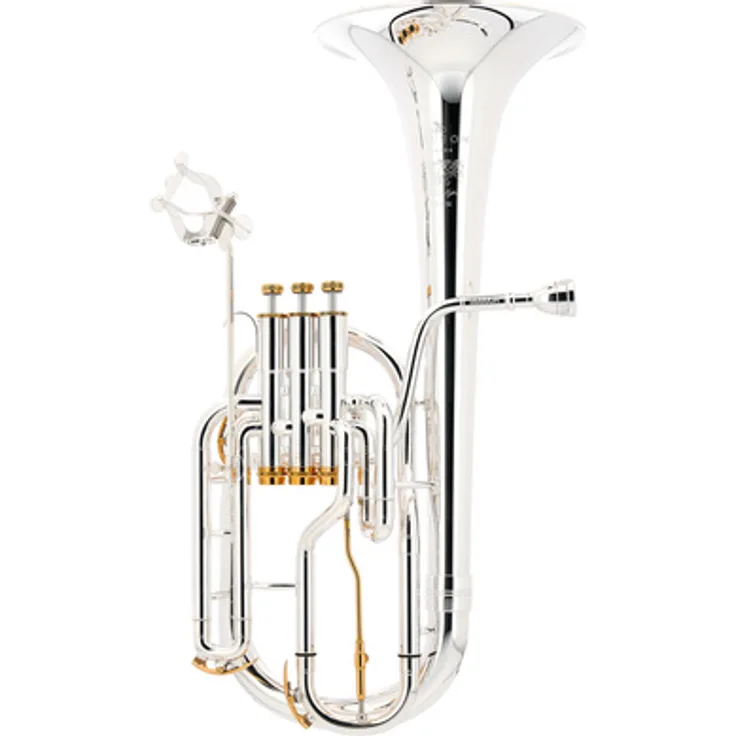 Besson BE2050-2 Prestige Alto Horn S, Althorn in Eb mit 3 Perinet-Ventilen, versilbert, inkl. Koffer und Mundstück