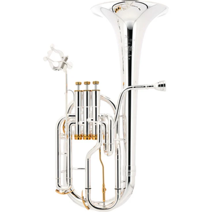 Besson BE2050-2 Prestige Alto Horn S, Althorn in Eb mit 3 Perinet-Ventilen, versilbert, inkl. Koffer und Mundstück