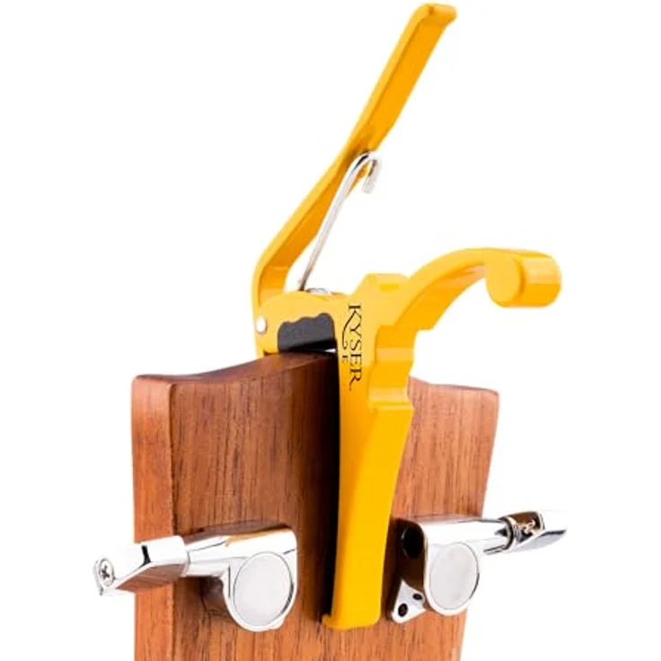Kyser KBMB Banjo / Mandolin Capo, schwarz, einhändig bedienbar für Banjo und Mandoline – Bild 3