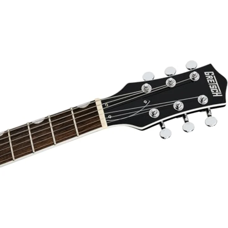 Gretsch EMTC Sparkle Jet FT GLD SPK, E-Gitarre mit Mahagoni-Korpus, 2x FT-5E Filter’Tron Tonabnehmer, Gold Sparkle – Bild 6
