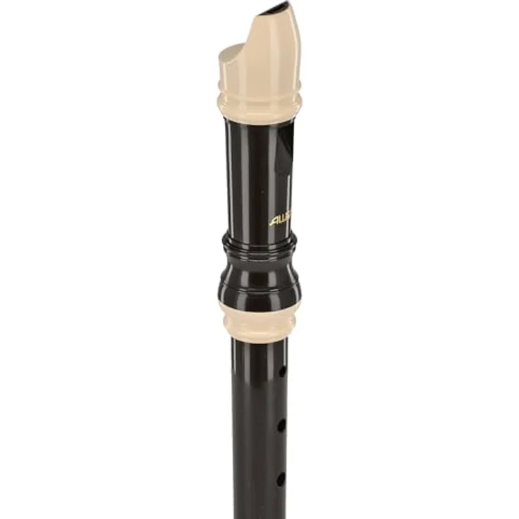 Aulos 103N Alouette, Soprano Recorder mit barocker Griffweise, 1-teilig, dunkelbraun, inkl. Tasche – Bild 3