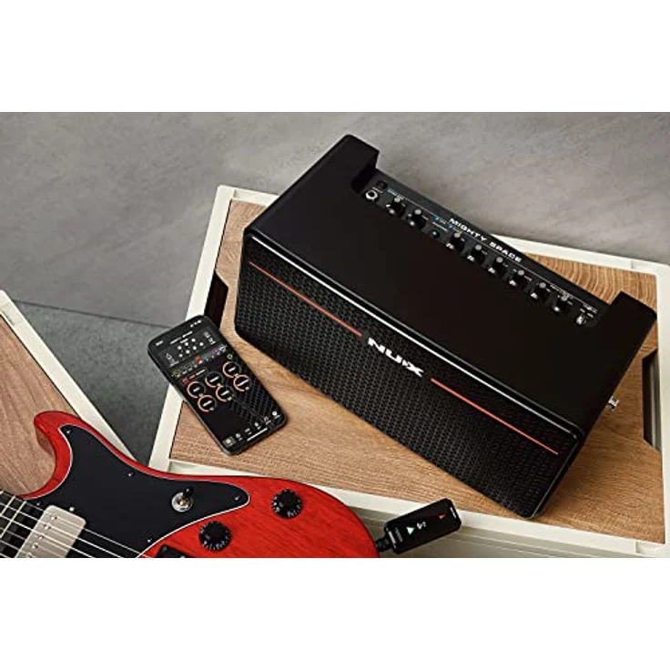Nux Mighty Space, kompakter 30W Modeling-Stereoverstärker mit Bluetooth, FX, IR und Drum-Looper – Bild 10