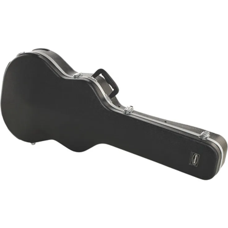 Rockcase Classical Guitar ABS Case 4/4, Robuster Gitarrenkoffer mit gewölbtem Deckel, schwarz