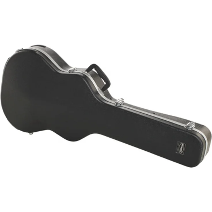 Rockcase Classical Guitar ABS Case 4/4, Robuster Gitarrenkoffer mit gewölbtem Deckel, schwarz