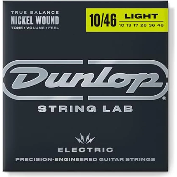 Jim Dunlop DEN1046 E-Gitarren-Saiten, Nickel Performance Medium, 6 Saiten 10-46 – Bild 1