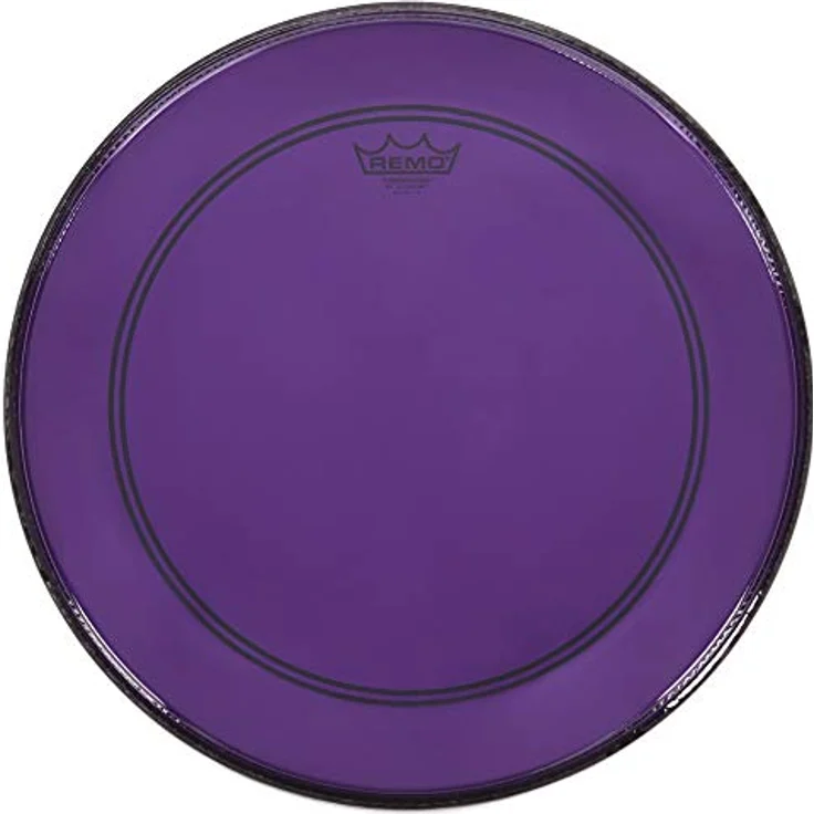 Remo 20" P3 Colortone Purple Bass Drum Schlagfell, einschichtig, 10 mil mit Dämpfungsring, inklusive Falam Slam – Bild 1