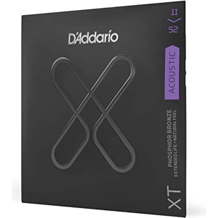 Daddario XTAPB1152 Custom Light, 6-saitiger Satz Akustik-Gitarrensaiten, Phosphor Bronze mit feuchtigkeitsabweisender Beschichtung – Bild 1
