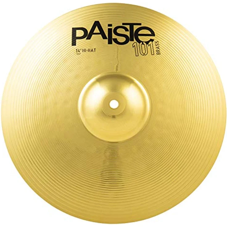 Paiste 101 Brass HiHat 14", Schlagzeugbecken mit sorgfältiger Verarbeitung und ausgewählten Materialien – Bild 2