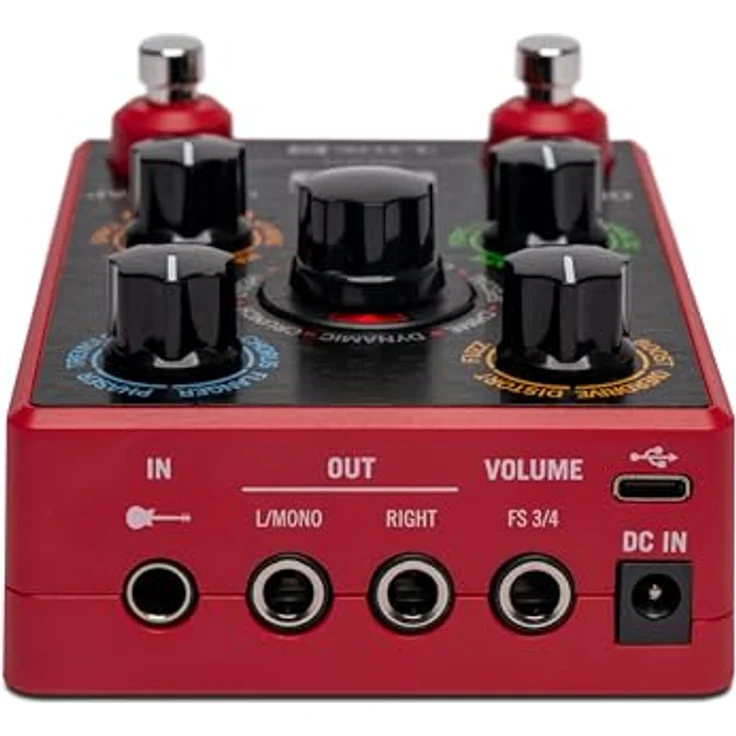 Line6 Pod Express, Gitarren-Multieffektpedal mit 7 Verstärker- und 17 Effektmodellen, USB-Audiointerface, kompakt – Bild 3