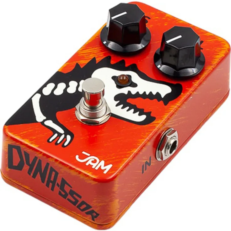 JAM pedals Dyna-ssoR, Compressor/Sustainer Effektpedal mit True Bypass, handbemalt