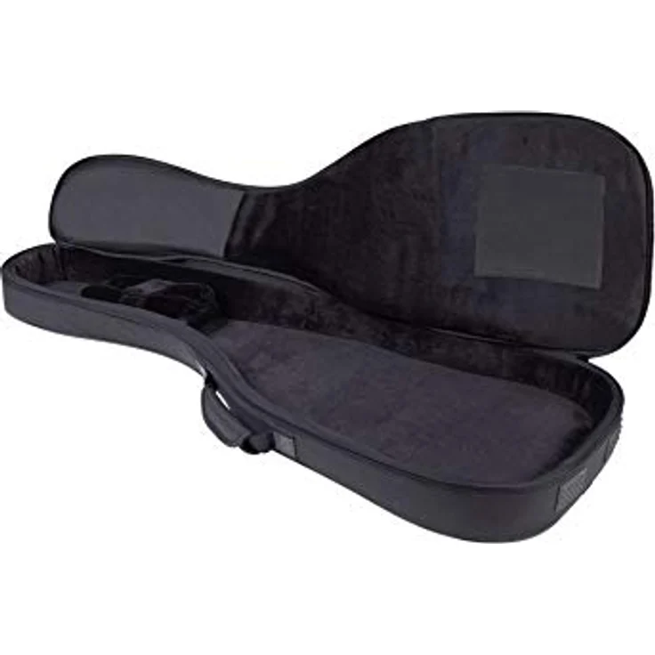 Rockbag Starline Hollowbody Guitar Bag, Gitarrentasche aus 600 Denier Polyester, Schwarz, gepolstert mit 20 mm Schaumstoff, wasserabweisend, mit Rucksacktragegurten – Bild 4