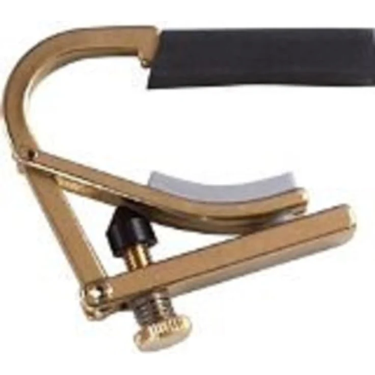 Shubb Partial Capo C8B, Kapodaster für 5 Saiten mit offener tiefer E-Saite, Messing-Ausführung für Drop D Stimmung – Bild 1