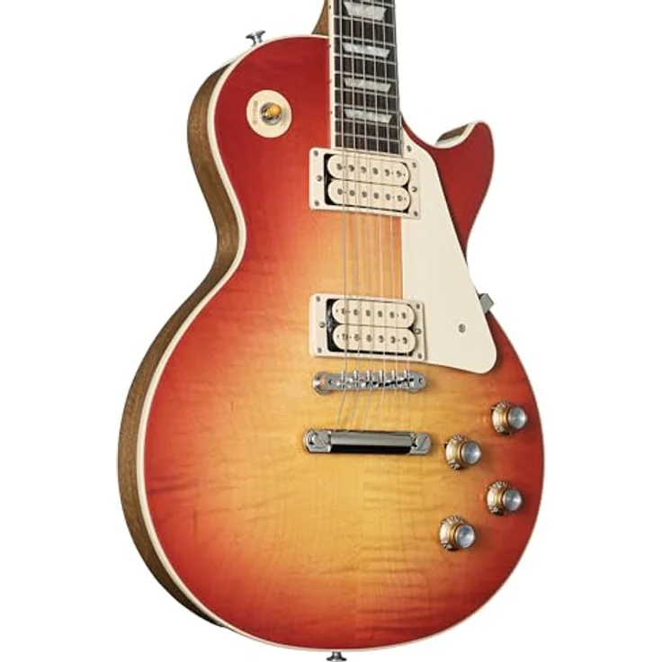 Gibson Les Paul Standard 60s DT VCS, E-Gitarre im Vintage Cherry Sunburst Finish, limitiert auf 500 Exemplare, Mahagoni-Korpus und -Hals, 61T/61R Burstbucker Tonabnehmer, inkl. Koffer – Bild 6