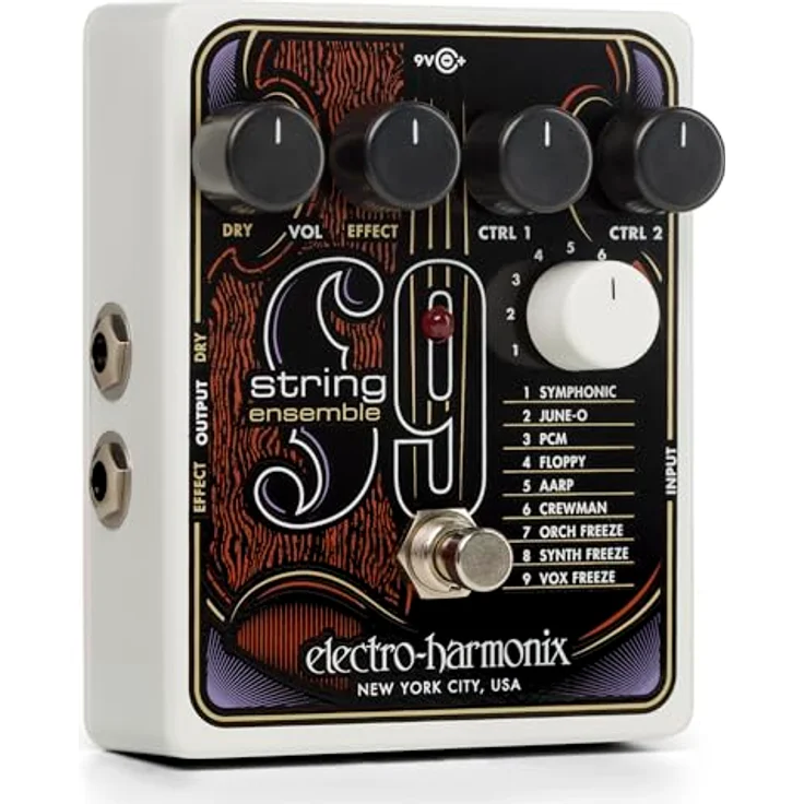 Electro Harmonix String9 String Ensemble, Effektpedal für E-Gitarre mit 9 Soundeinstellungen und True/Buffered Bypass – Bild 2