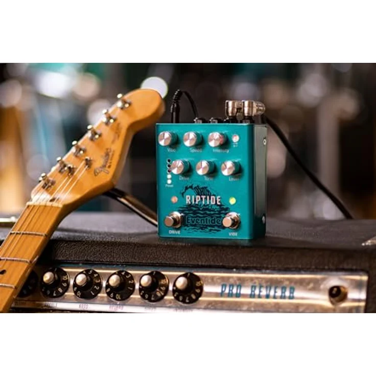 Eventide Riptide Dual-Voice Drive/Uni-Vibe, Overdrive-Pedal für E-Gitarre mit Stereo-Overdrive und Uni-Vibe, schwarz – Bild 8