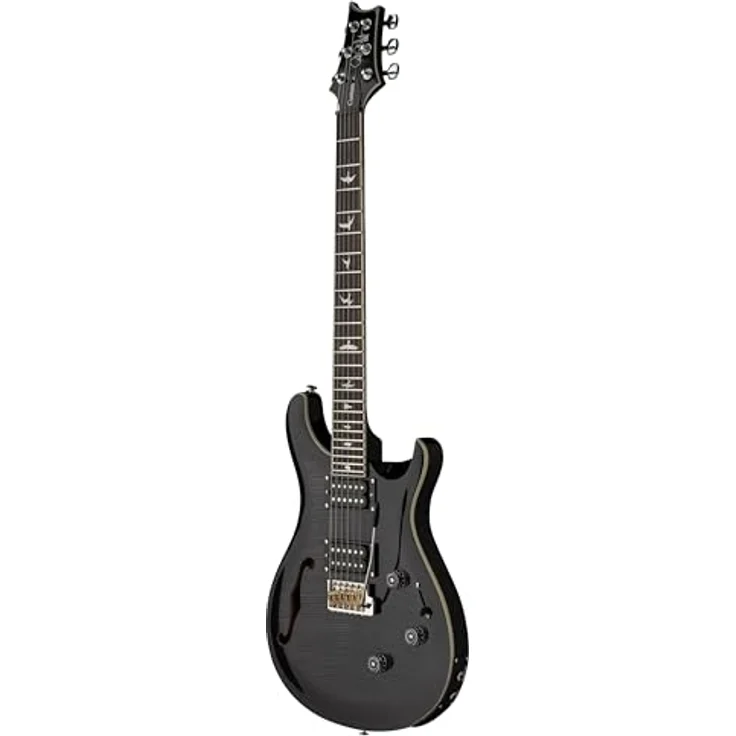 PRS SE Custom 24 Semi-Hollow CA, Semi-Hollowbody E-Gitarre mit Piezo, Charcoal Burst – Bild 2