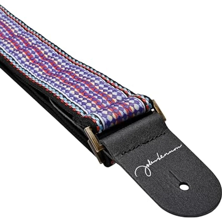 Daddario 50JL01 Lennon Live in NYC, Gitarrengurt aus gewebtem Jacquard, verstellbar von 99 cm bis 147 cm, gemustert – Bild 2