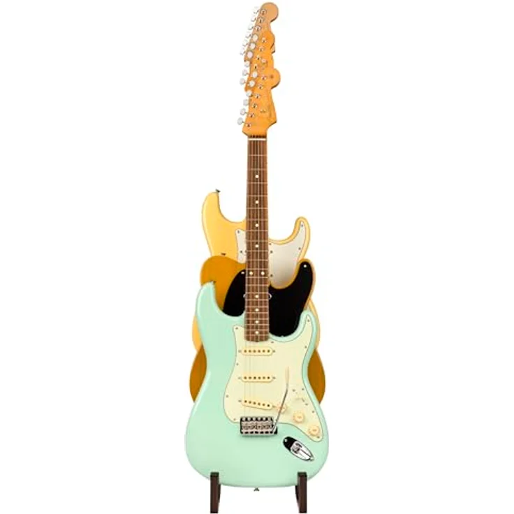 Fender Wooden 3-Tier Guitar Stand, Multi-Gitarrenständer aus Laminatholz mit elegantem Walnuss-Finish, Maße 210mm x 422mm x 419mm – Bild 4