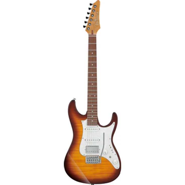 Ibanez AZ22S1F-VLS, E-Gitarre mit Erle Korpus und geflammter Ahorn Decke, Violin Sunburst