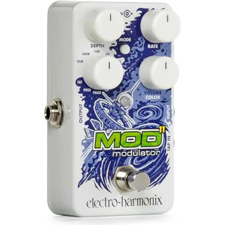 Electro Harmonix Mod 11 Modulator, Effektpedal mit 11 Modulationseffekten und Tap Tempo, kompakt – Bild 2