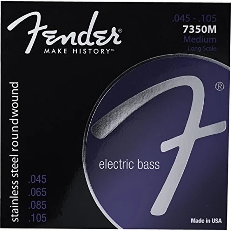 Fender 7350M, Basssaiten aus Edelstahl, Longscale, Ball End, .045-.105 – Bild 3