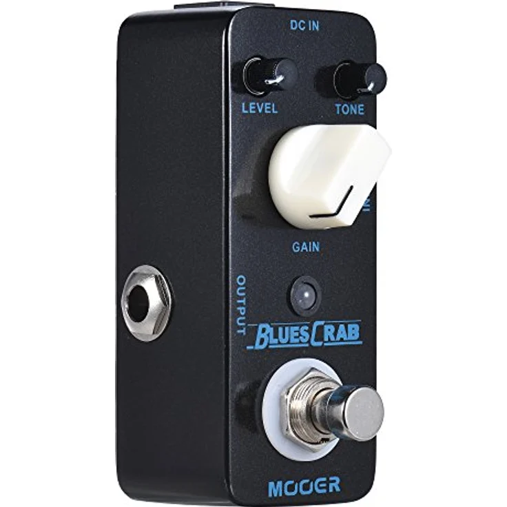 Mooer Blues Crab, Overdrive Effektpedal mit Level-, Tone- und Gain-Regler, Metallgehäuse, Echter Bypass – Bild 1