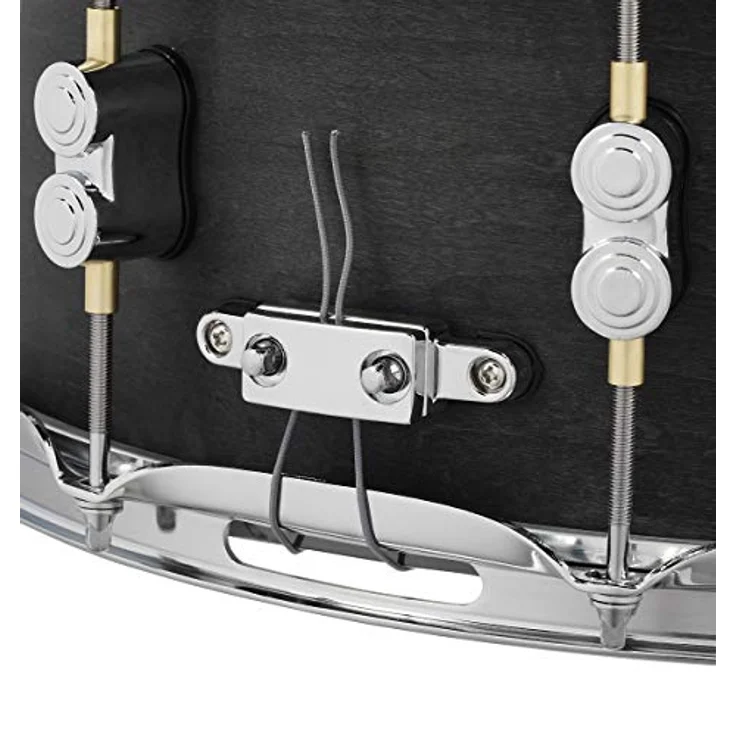 DW PDP 14"x6,5" Black Wax Snare, 10-lagiger Ahornkessel mit mattschwarzer Oberfläche, DW MAG Abhebung, True Pitch Spannschrauben – Bild 4