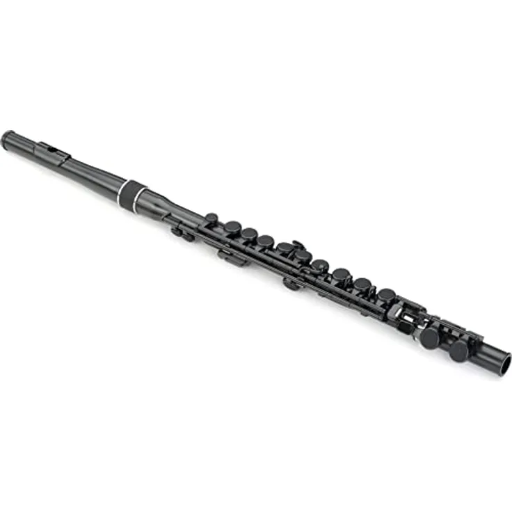 Nuvo Student Flute 2.0 Silver, Querflöte in C mit leichtem Polymer-Korpus, einstellbarer Mechanik und 100% Wasserfest