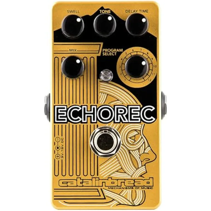 Catalinbread Echorec, Delay-Pedal mit 4 Wiedergabeköpfen, 40-1000 ms Verzögerungszeit, Made in USA