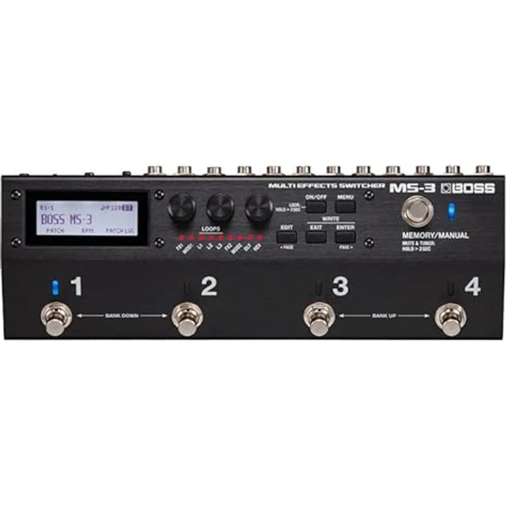 Boss MS-3 Multi Effects Switcher, Pedal-Board Effekt-Loop-Switcher mit 112 Effekten, inkl. Tuner, MIDI, USB und globalem Equalizer – Bild 7