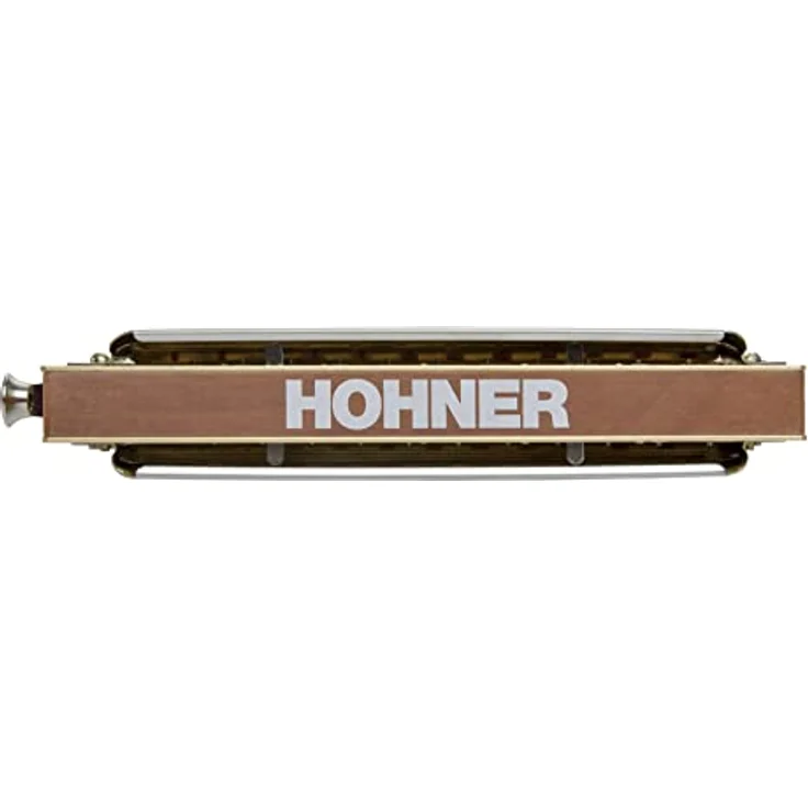 Hohner Super Chromonica M 270C-Ten, Tenor Mundharmonika in C mit 48 Stimmzungen und Messingstimmen, Birnbaumholz Kanzellenkorpus – Bild 2
