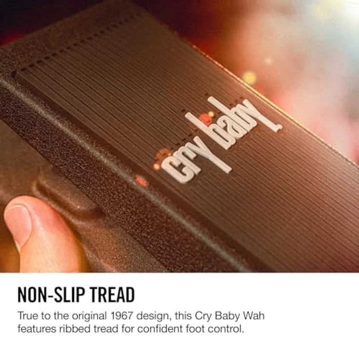 Dunlop CBJ95 Cry Baby Junior Wah, kompaktes Wah Effektpedal mit 3-Wege Voicing Schalter und einstellbarem Widerstand, Metallgehäuse – Bild 4
