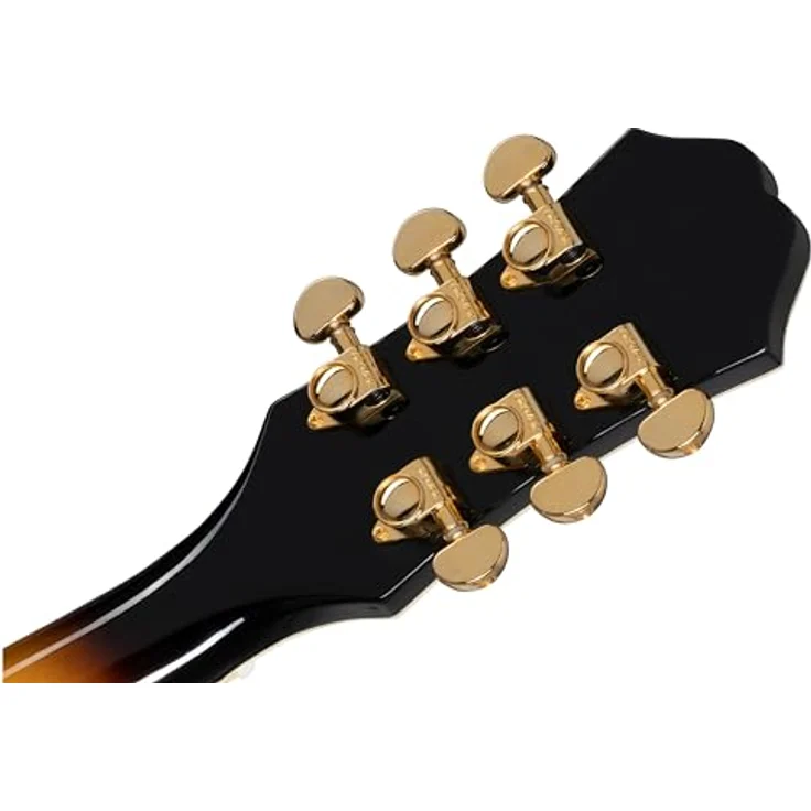 Epiphone J-200 EC Studio VS, Jumbo Westerngitarre mit massiver Fichten Decke, Ahorn Korpus, Cutaway und Vintage Sunburst – Bild 7