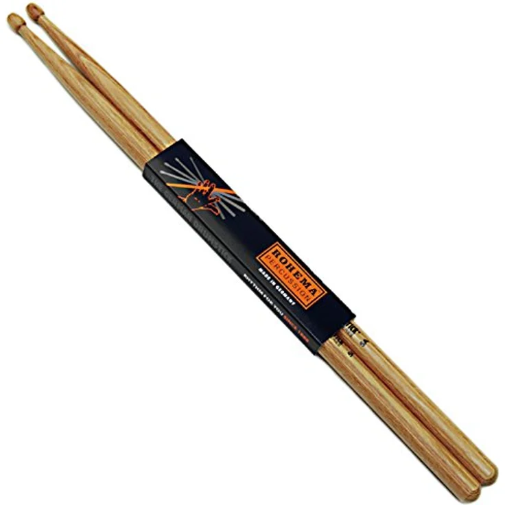 Rohema 5A-H Hornholz Drumsticks, mattlackiert, 405 mm lang, 14,5 mm Durchmesser, Made in Germany – Bild 6