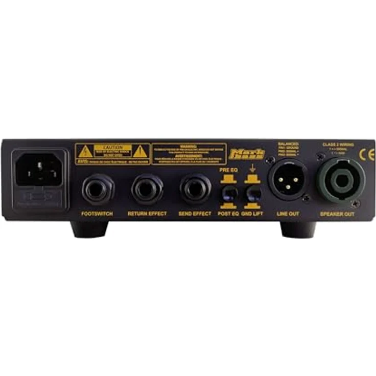 Markbass Nano Mark II Head, E-Bass Topteil mit 300 Watt, kompakt und leicht, inkl. Bi-Band Limiter – Bild 2