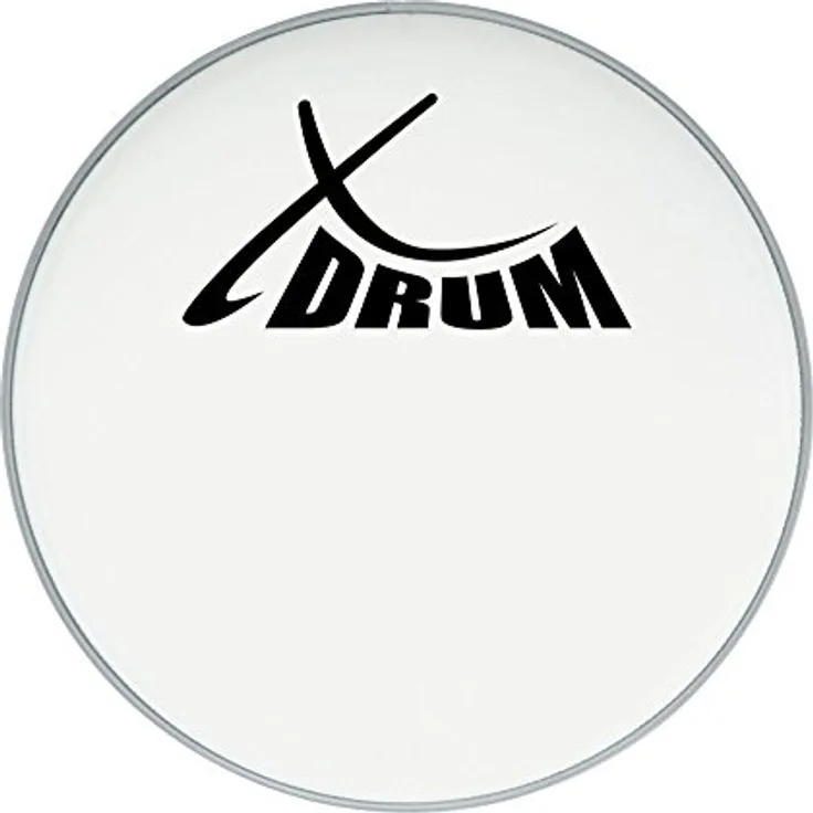 XDrum Coated Bass Drum Fell 20", weiß, Aufgeraute Mylar-Schicht für offenen, warmen Klang