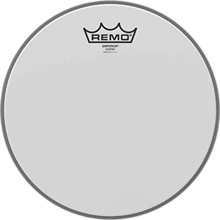 Remo Schlagzeugfell Emperor, 10" aufgeraut, 2-lagig mit warmem Resonanzton, weiß – Bild 2