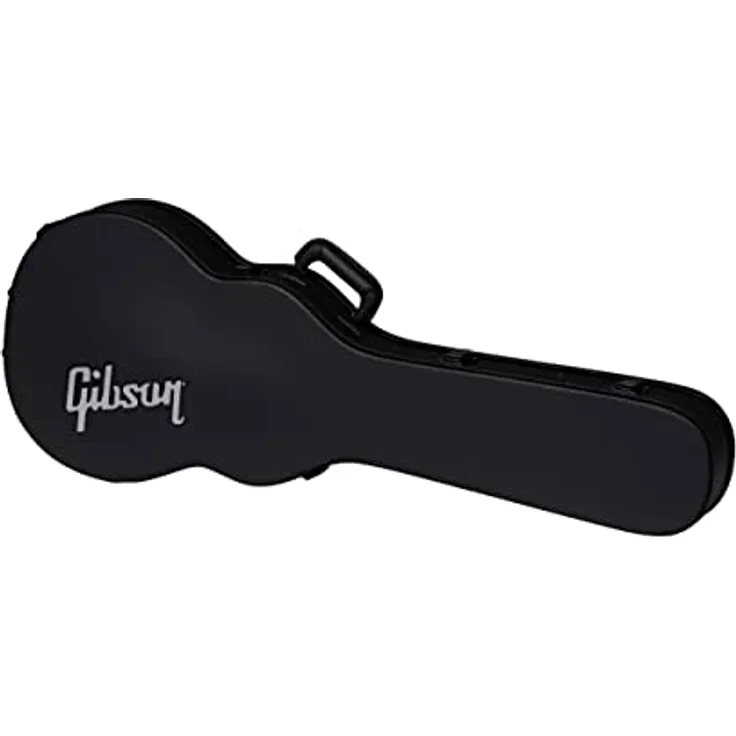 Gibson Les Paul Case Modern, Gitarrenkoffer mit 5 robusten Verschlüssen und Zubehörfach, schwarz