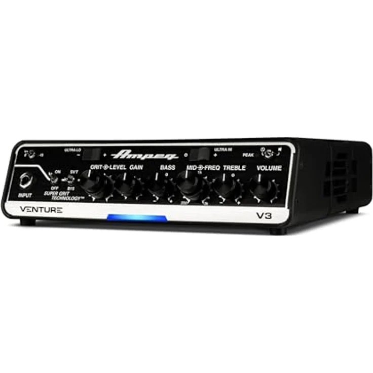 Ampeg Venture V3, Transistor E-Bass Topteil mit 300 Watt Leistung, SVT- und B15-Voicings, 3-Band-EQ und Overdrive – Bild 2