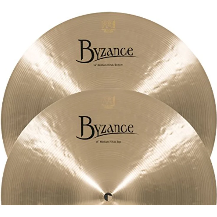 Meinl 14" Byzance Hi-Hat Medium, Traditional, handgefertigt in der Türkei, dynamisches Spektrum, warmer Sound, kontrollierter offener Hi-Hat Klang – Bild 4