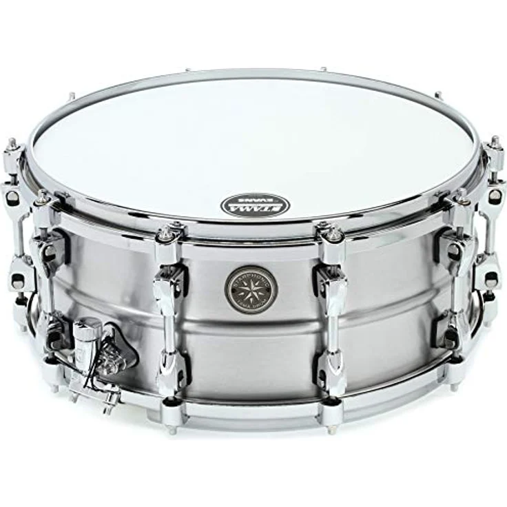 Tama PAL146 Starphonic Aluminium Snare Drum, 14"x6" mit 1,2mm nahtlosem Aluminiumkessel und Super Sensitiv Hi-Carbon Snare Teppich – Bild 1