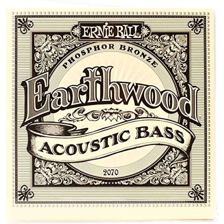 Ernie Ball 2070 Earthwood, Akustik Bass Saiten Set, Longscale, 45/55/80/95 Phosphor Bronze, erdiger Sound – Bild 1