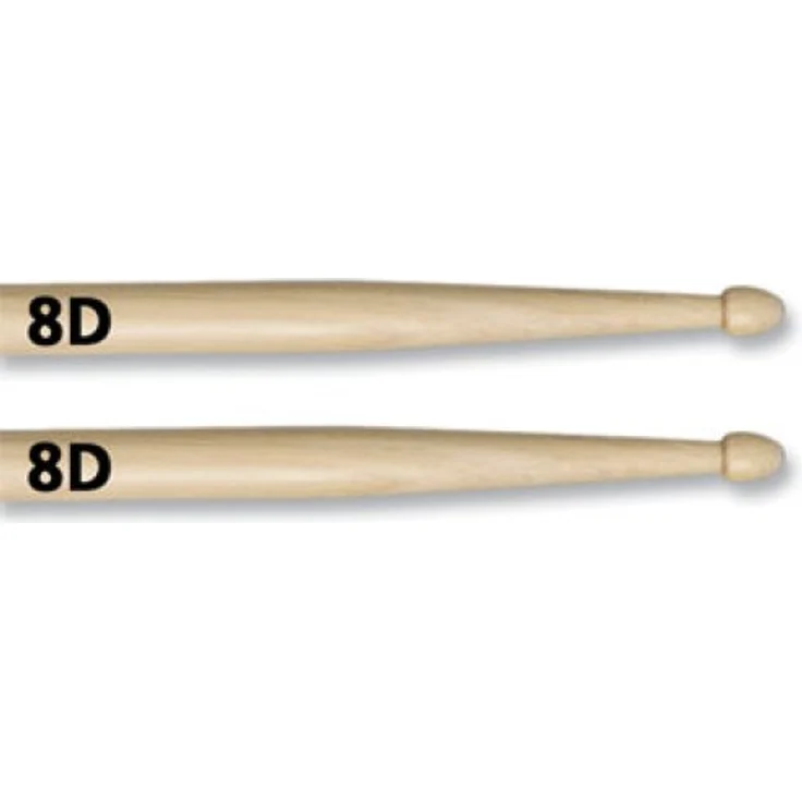 Vic Firth 8D American Classic Hickory, Drumsticks aus Hickory Holz, Länge 406mm, Durchmesser 13,7mm – Bild 2