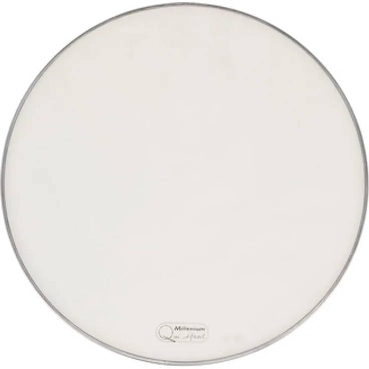 Millenium QuiHead 22" Mesh Head, doppellagiges Trigger Mesh Fell für leises Üben und elektronisches Triggern, stimmbar, weiß
